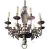 Image 1 : Antique Flemish Belgian Bronze Chandelier #1183555