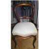 Image 1 : Pair Victorian Balloon Back Side Chairs #1183630