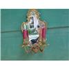 Image 1 : pair of bronze sconces with mirrors #1205997