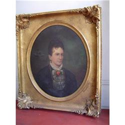 pair of portrait early 19 century Louisiana #1206049