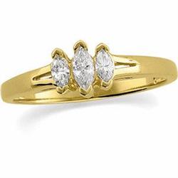 Wedding Band 3 MARQUISE DIAMONDS #1206196