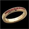 Image 1 : 14K GOLD RUBY WEDDING BAND #1206218