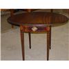 Image 1 : INLAID MAHOGANY DROP LEAF TABLE  #1206923