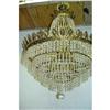 Image 1 : Bronze Crystal Waterfall Cascade Chandelier #1206990