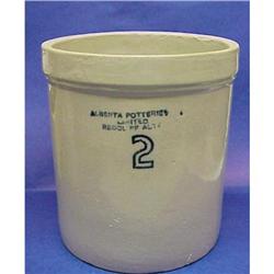 #2 Gall.REDCLIFF Stoneware CROCK #1212502