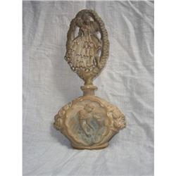 Czech glass perfume bottle  #1213097