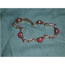 14 ct. gold bracelet with coral #1213098