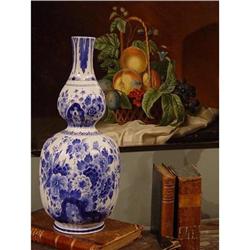 Vintage DELFT Vase Knobble -Porceleyne Fles #1213127