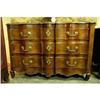 Image 1 : French late 18th c. arbalete walnut chest of #1238638