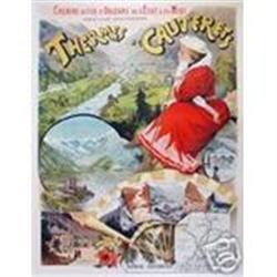 Thermes de Cauterets French Travel Poster 1898 #1238746