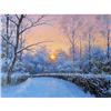Image 1 : "Sunset in city park" oil by Levin Dmitrij #1238762