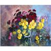 Image 1 : "To chrysanthemum" oil in impressionism style. #1238763