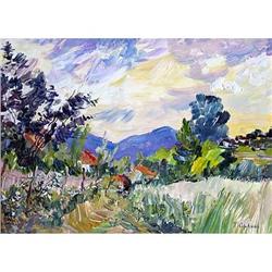 "Decline in Belonovitse" oil in impressionism #1238785