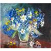 Image 1 : "Primroses" oil in impressionism style. #1238802
