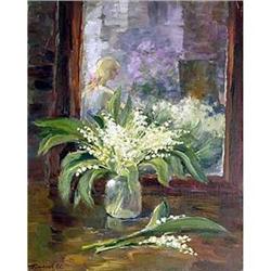 "Lilies of Valley in Workshop" Russian school  #1238815