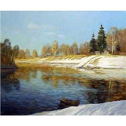  "Spring River" - Russian traditions school #1238823
