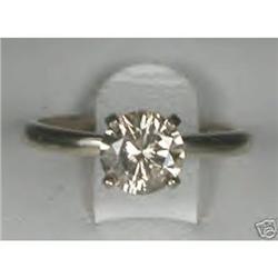 RARE PINK DIAMOND ENGAGEMENT RING 14KWG SI1 #1238973