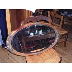 Louis Philippe Style  Oval Mirror #1238982