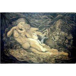 Flores de Mancilas Painting, Angel Mother #1239164