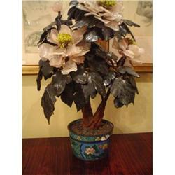 Very Rare Flower Vase Made of Jade #1239178