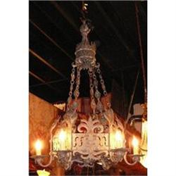 LARGE IRON CHANDELIER #1239194