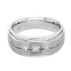 Image 1 : 0.33 CTW Princess Diamond Ring 14K White Gold - REF-126H3M