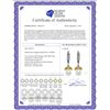 Image 2 : Genuine 9 ctw Citrine & Pearl Earrings 14KT Rose Gold - REF-39Z3N
