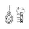 Image 1 : 0.41 CTW Diamond Earrings 14K White Gold - REF-44Y3X