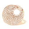 Image 1 : 1.24 CTW Diamond Ring 18K Rose Gold - REF-137M6F