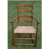 Image 1 : 18TH CENTURY NEW ENGLAND LADDERBACK ARMCHAIR #1178666