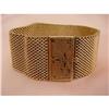 Image 1 : 14K Yellow Gold Victorian Mesh Bracelet #1199778