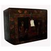 Image 1 : Chinese Qing Dy. Wood Painting Trunk #1199898