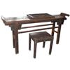 Image 1 : Qing Dy. Wood Console Table With Spandrels #1199931