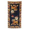 Image 1 : Colourful Pure Wool Weaving Rug From Tibet #1199964