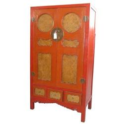 Gorgeous Chinese Qing Dy. Wood Armoire #1199970