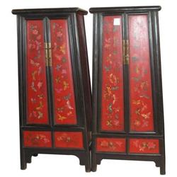 Chinese Qing Dy. Wood Wedding Cabinet #1199975