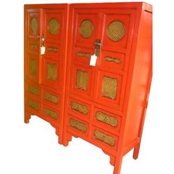 Chinese Qing Dy. Wood Wedding Wardrobe #1199982