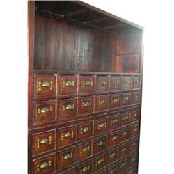 Gorgeous Chinese Qing Dy. Wood Herb Cabinet #1199989