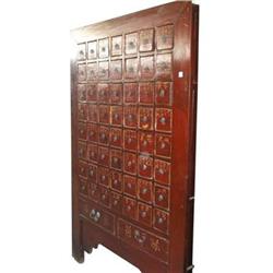 Gorgeous Chinese Qing Dy. Wood Herb Cabinet #1199991