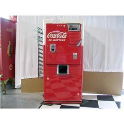 1950's Coca-Cola Machine With Attatched Bottle #1200079