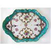 Image 1 : Tray Aqua Vanity Antique Roses and Pansies #1200092