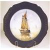 Image 1 : Limoge cabinet plate with spectacular sailboat #1200110