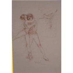 Pas de Deux The Ballet Dancers  litho by Edna #1200179