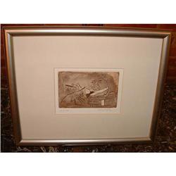 Signed William Gropper Etching TOP MAN 15/100 #1200181