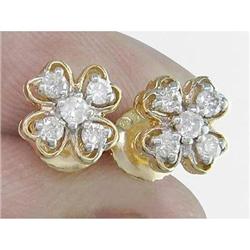 Certified .50 ct Diamond Stud Earrings 14kt #1200187