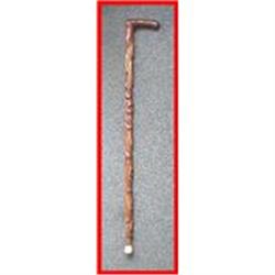 Vintage Handmade Pegged Wood Cane #1200239