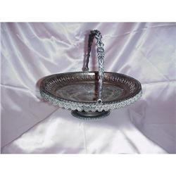 Victorian Silver plate Basket SKU R1 #1200725