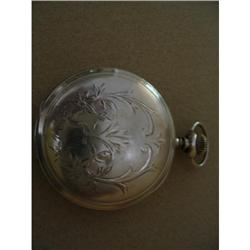 STERLING SILVER pocket watch  #1210405