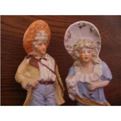  Bisque Boy and  Girl -1800's #1210407