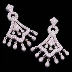 14k  DIAMOND CHANDELIER Earrings #1210430